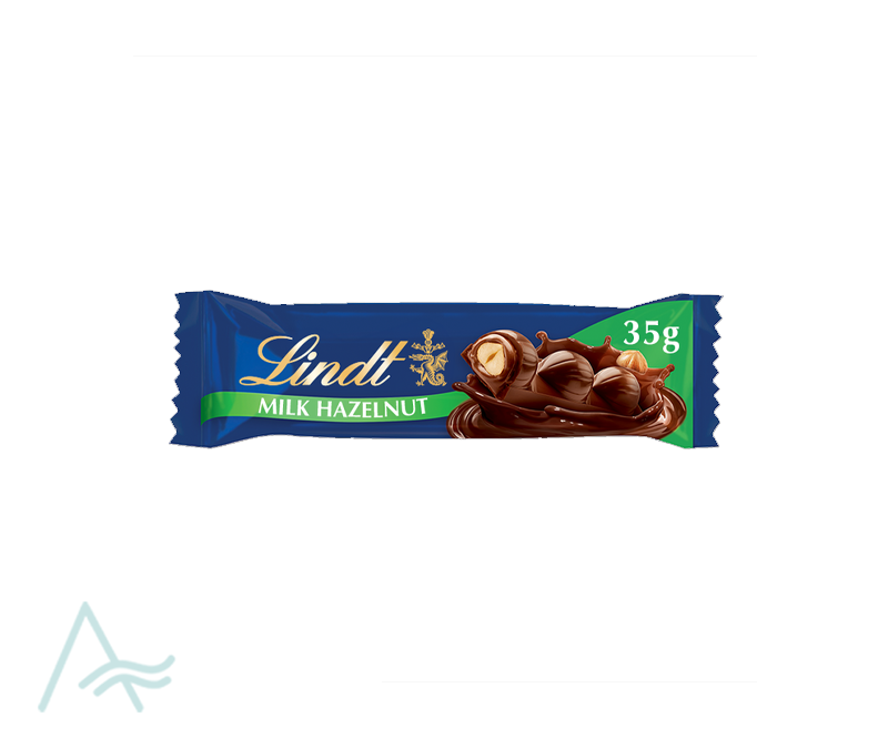 LINDT MILK HAZELNUTS 35 G