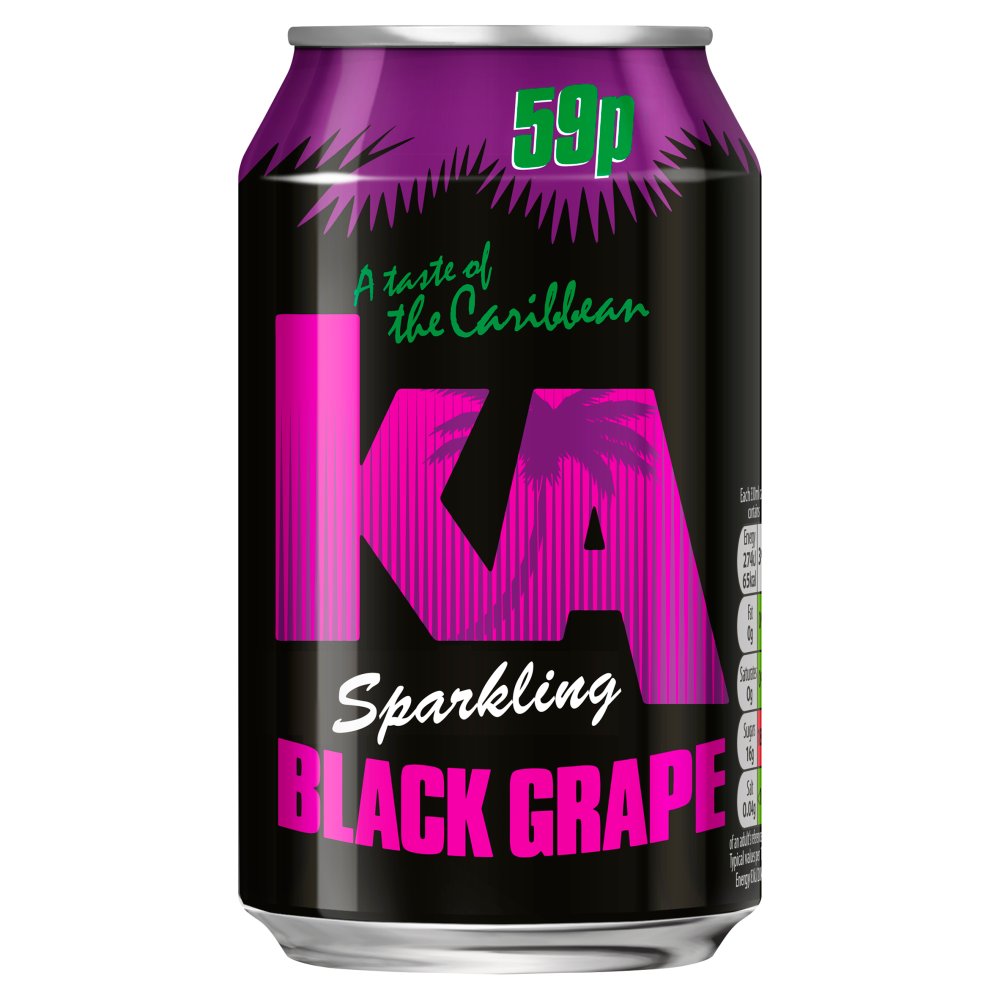 KA BLACK GRAPE 330 ML 0.59P