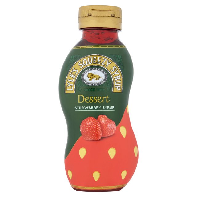LYLES SQUEEZY SYRUP STRAWBERRY  325G
