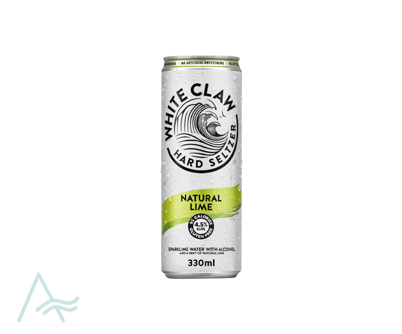 WHITE CLAW NATURAL LIME 330ML