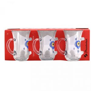 PASABAHCE KEYF TEA GLASSES 6,S