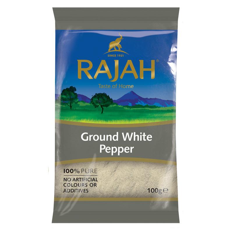 RAJAH WHITE PEPPER GROUND 100G