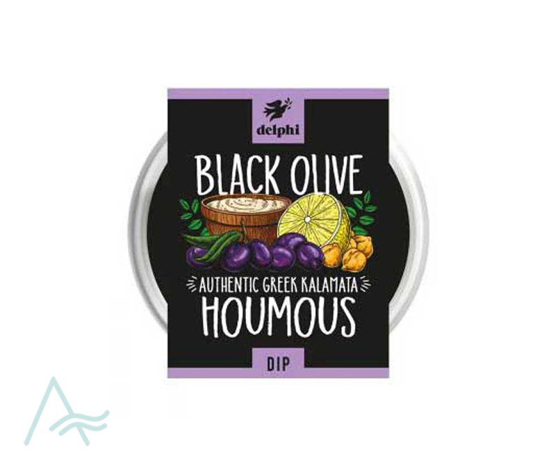 DELPI BLACK OLIVE HOUMOUS DIP 170GR