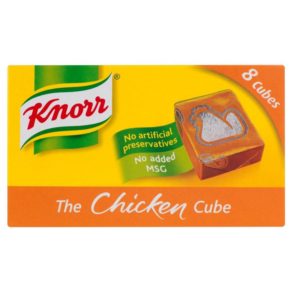 KNORR STOCK CHICKEN CUBE 80G