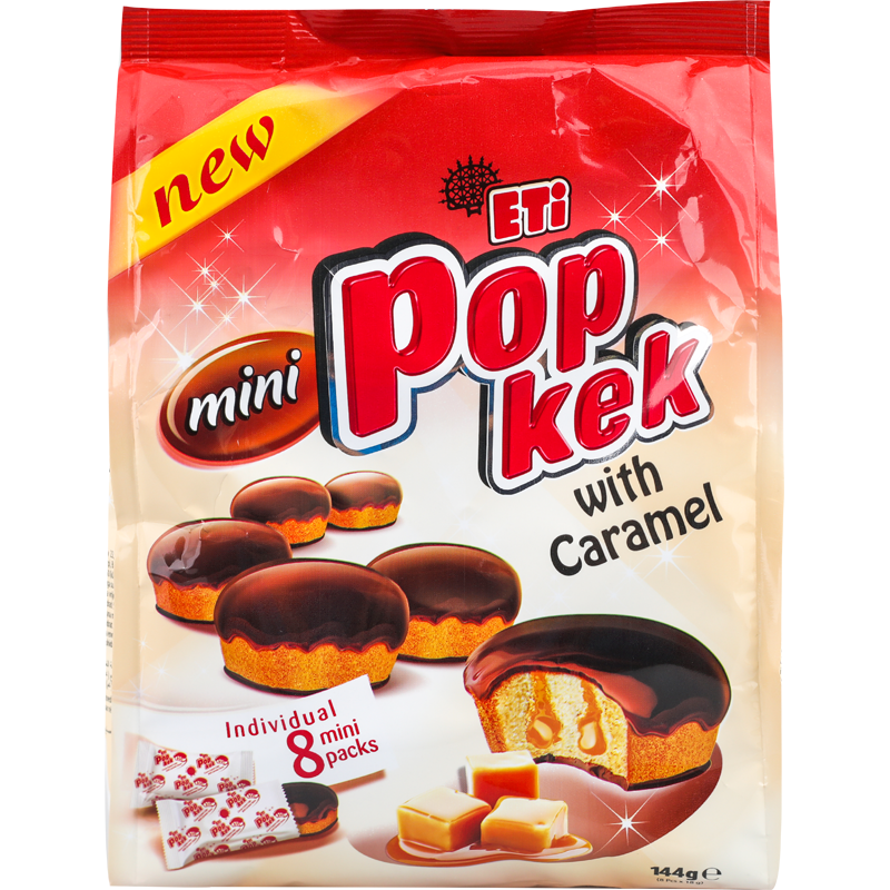 ETI POPKEK MINI W.CARAMEL 144g