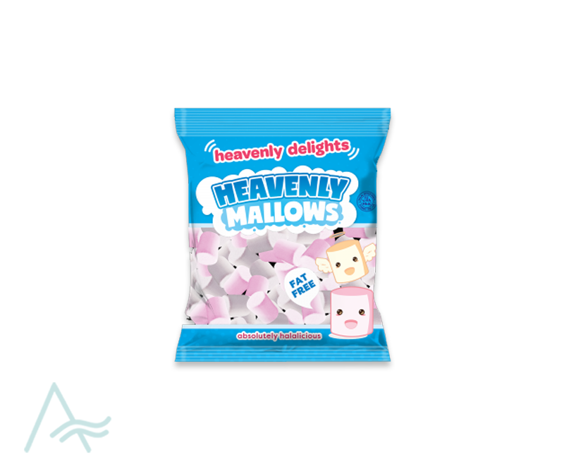 HEAVENLY DELIGHTS TWISTED MALLOWS 140GR