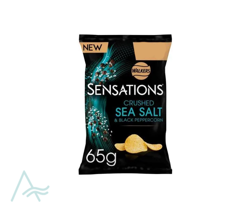 WALKERS SENSATIONS SEA SALT 65 G