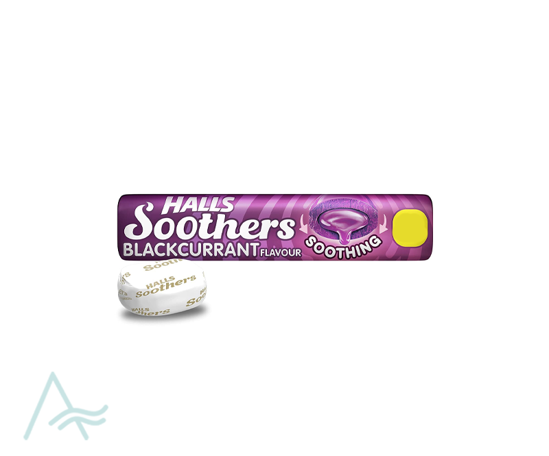 HALLS SOOTHERS BLACKCURRANT 45GR