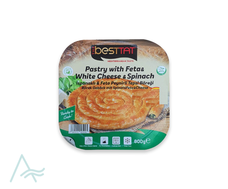 BESSTAT TEPSI SPINACH AND CHEESE 800GR