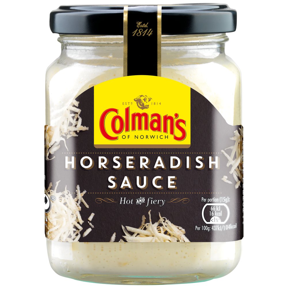 COLMANS HORSERADISH SAUCE 136GR