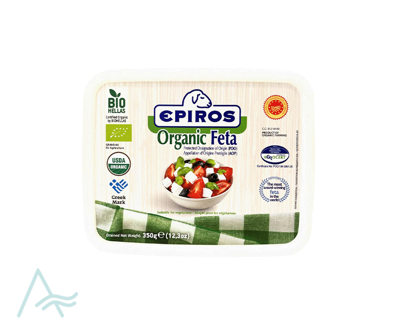 EPIROS ORGANIC FETA IN BRINE 350 G