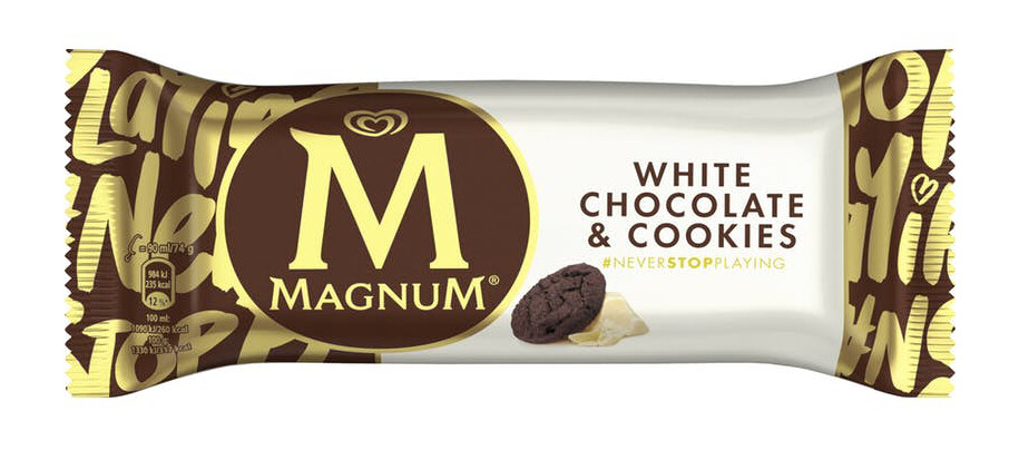 MAGNUM WHITE CHOCOLATE 74G