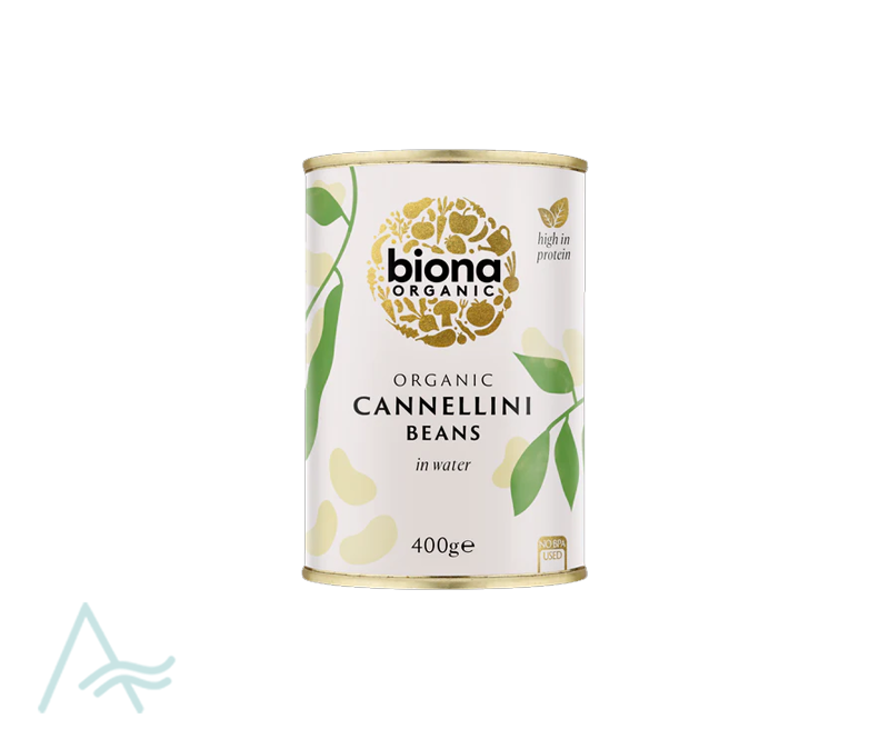 BIONA CANNELLINI BEANS 400G