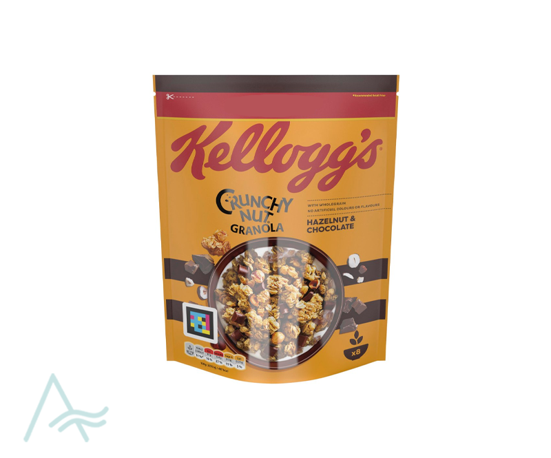 KELLOGGS CRUNCHY NUT GRANOLA HAZELNUT& CHOCOLATE 380 G