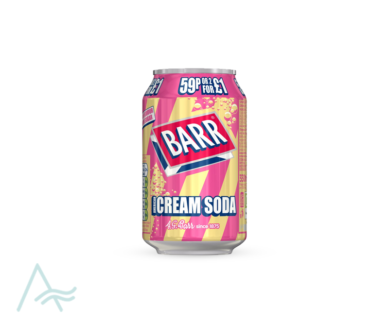 BARR CREAM SODA 330ML