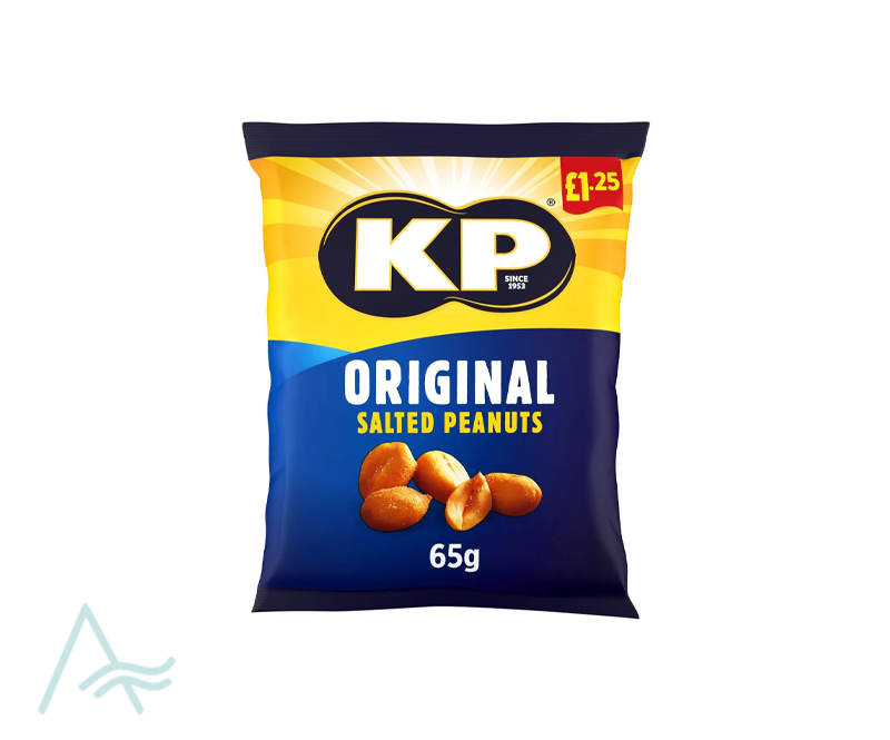 KP ORGIBAL PEANUTS SALTED 65 G