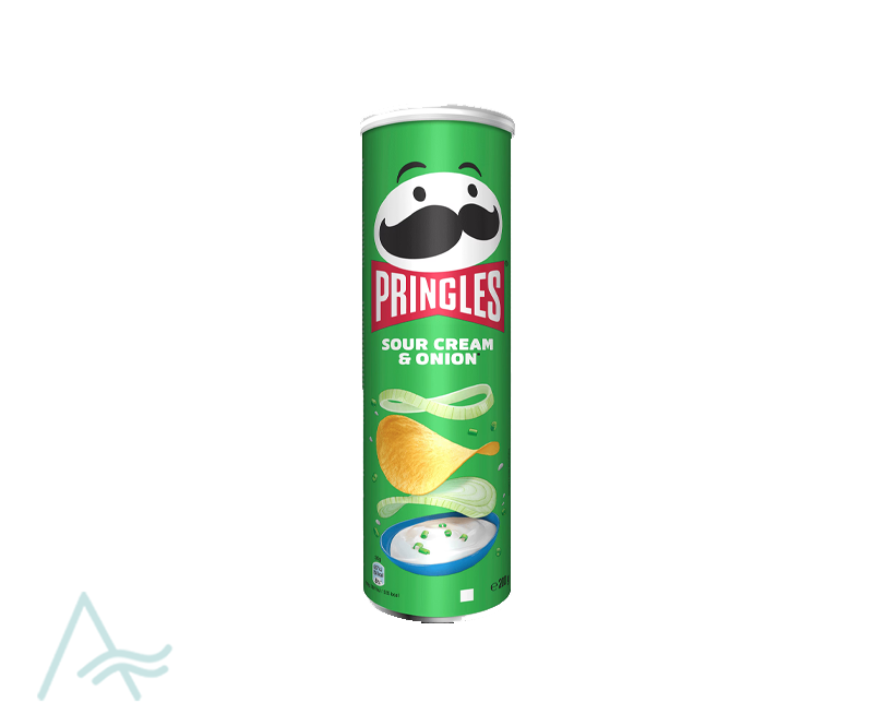 PRINGLES SOUR CRWAM. & ONION 165 G