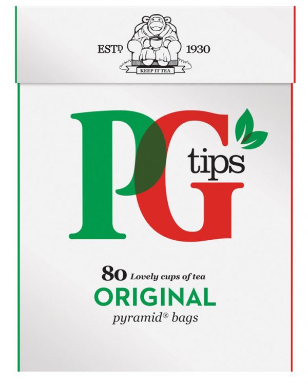 PG TIPS PYRAMID 80 TEA BAGS 323G