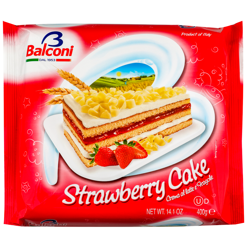 BALCONI STRAWBERRY DESSERT CAKE