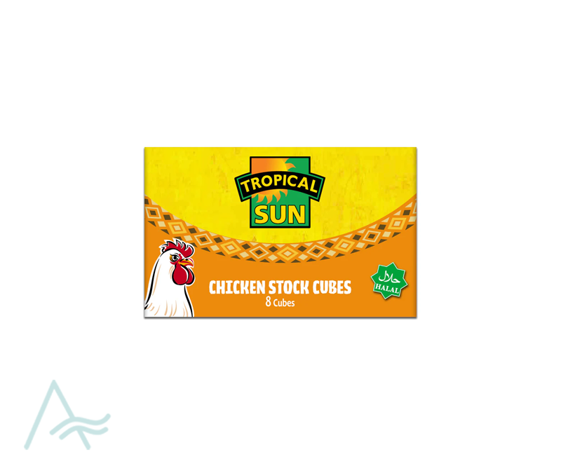 TROPICAL DUN CHICKEN CUBES 8S