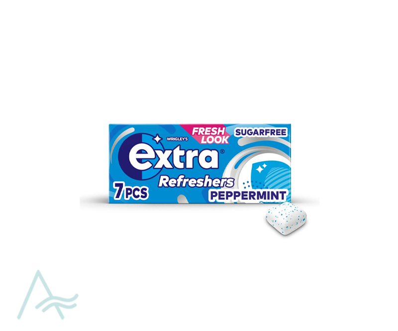 EXTRA REFRESHERS PEPPERMINT S FREE 7PCE